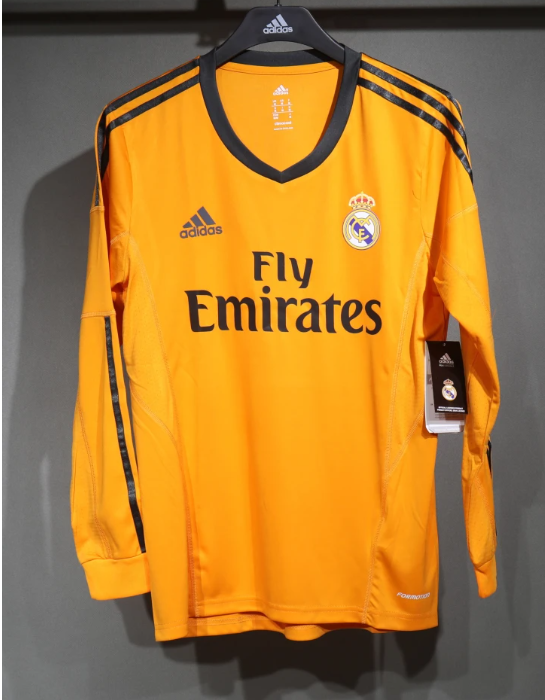 Real Madrid orange long sleeve kit