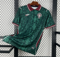 Portugal Inspired Black Green Football Jersey – Long Sleeve Option
