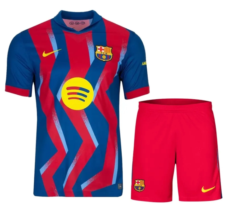 Barcelona Style Red Blue Jersey – Zigzag Football Kit