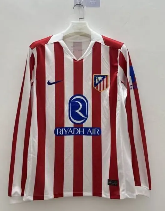 Atletico Madrid Inspired Red White Football Kit – Performance Home Jersey
