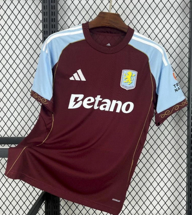 Aston Villa Home Kit 2025/26