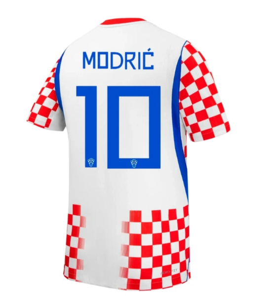 Croatia World Cup 2026 Home Kit – Modrić Edition Azzurro-Check Jersey